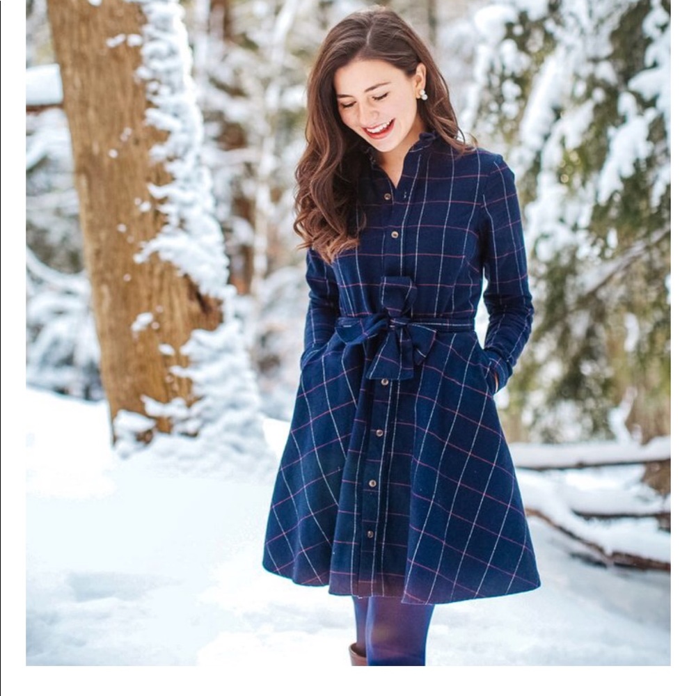 KJP cozy cabin flannel dress